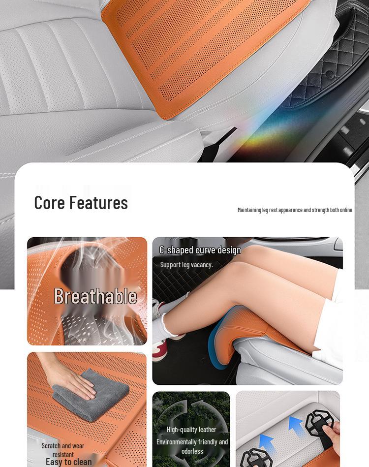 Universelles Vier-Jahreszeiten-Autositzkissen mit integrierter Beinauflagenverlängerung