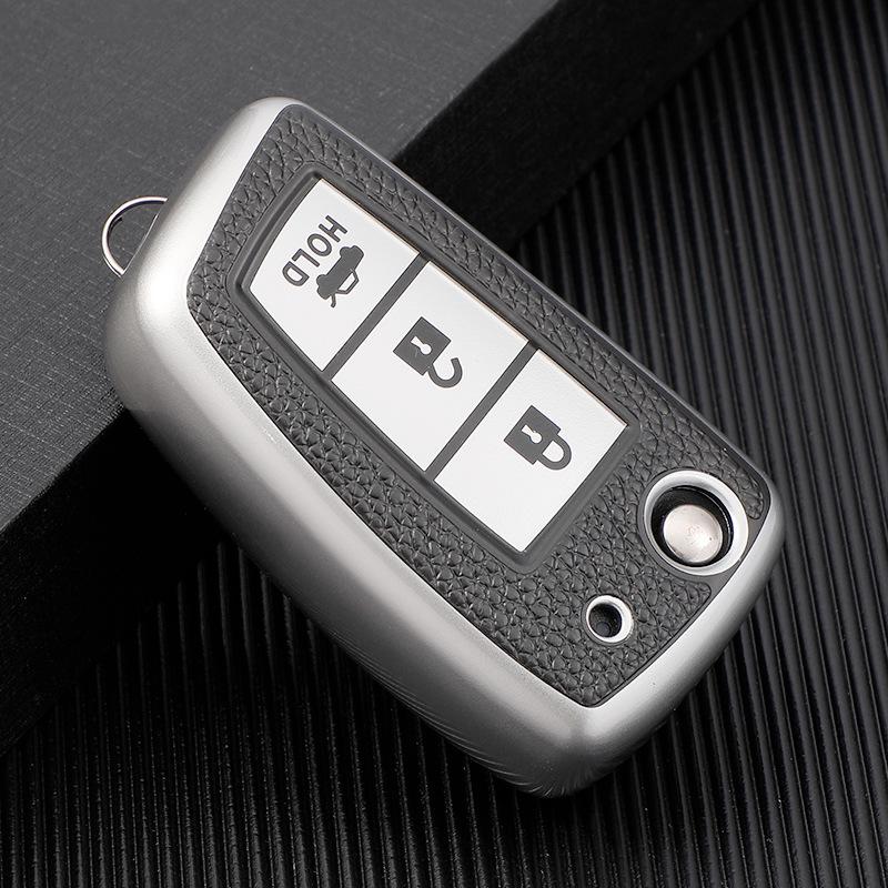 Nissan Schlüsselhülle für Qashqai, Tiida, Bluebird, Sylphy – Klappschlüssel-Schalenabdeckung