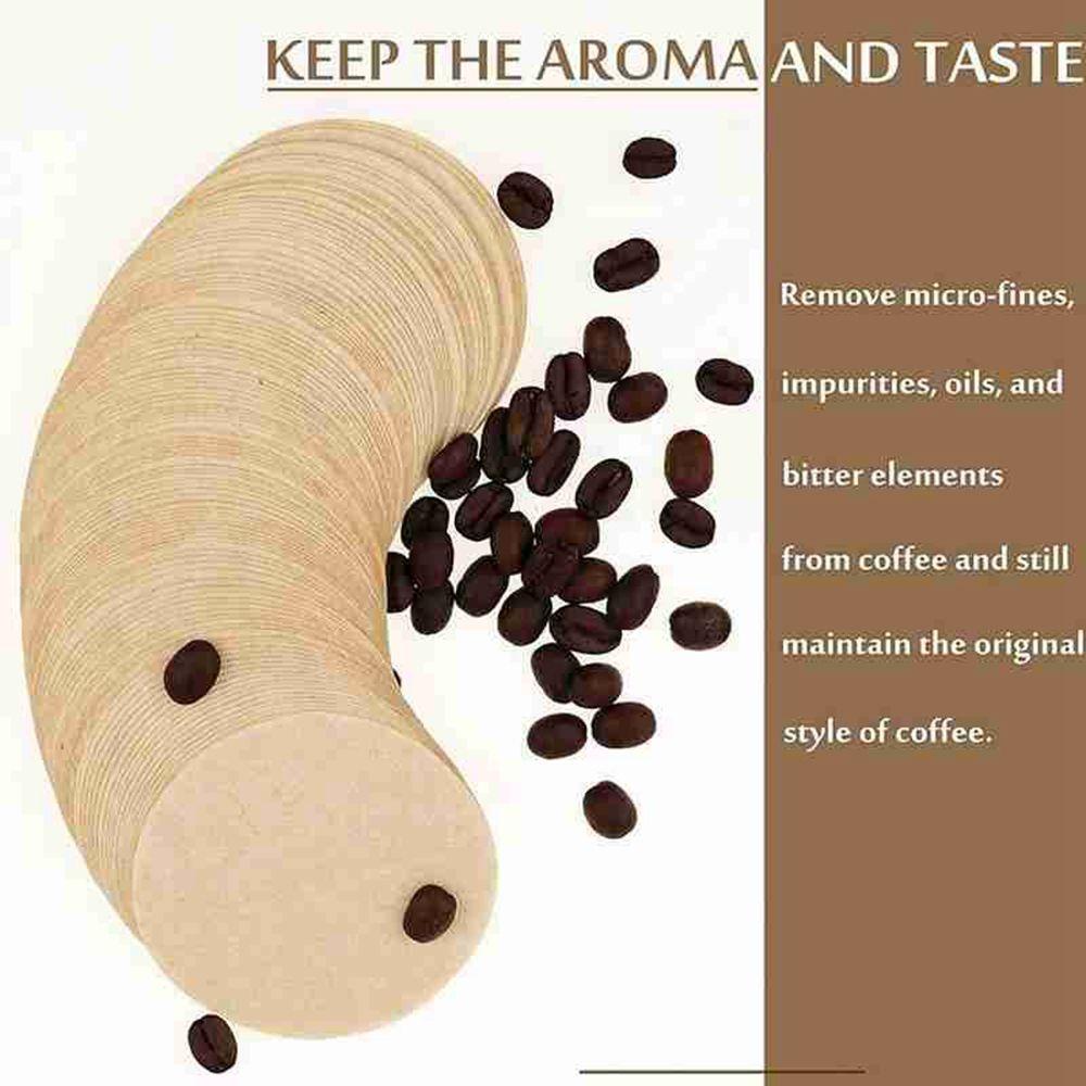 Dripper Moka Pot Cafe Strainer Paper Coffee Maker Accessories Filtration Tool Coffee Filter Paper
