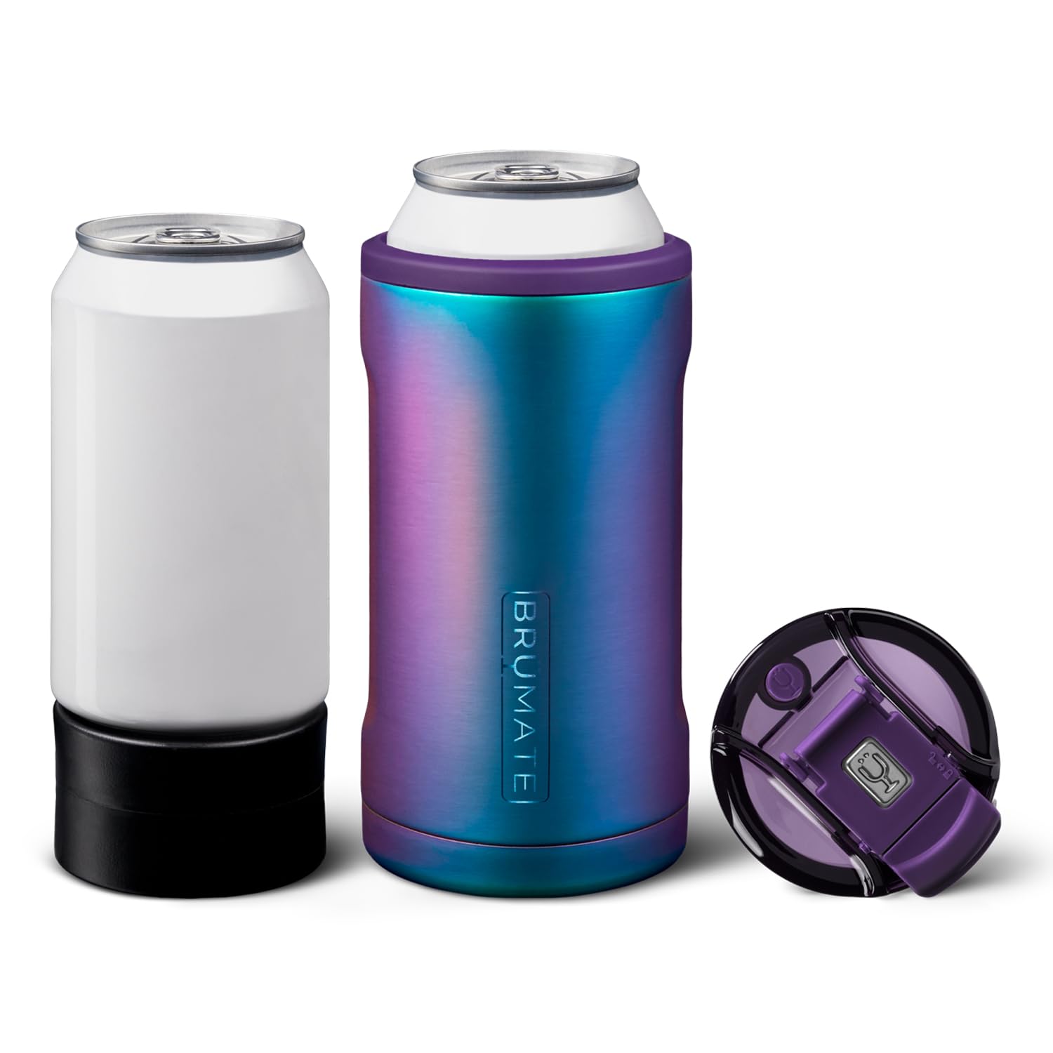 

[Official] Brumate Trio Aurora Vacuum Insulated Tumbler with Lid, a 3-Way Tumbler that Keeps 350ml and 500ml Cans Hot or Cold
