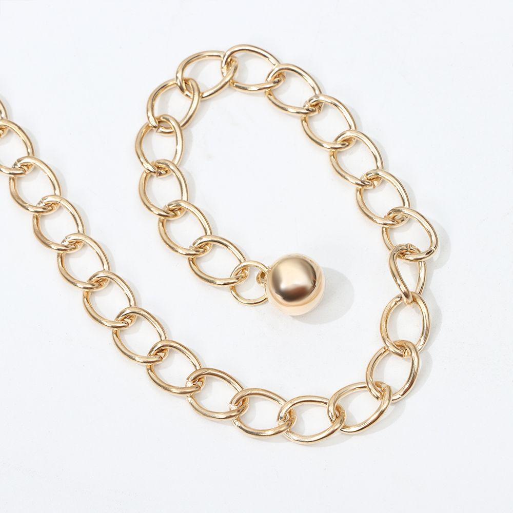 Gift Waist Ornament Mirror Waistband Wide Waist Belt Gold Silver Color Sequined Metal Wide Belt