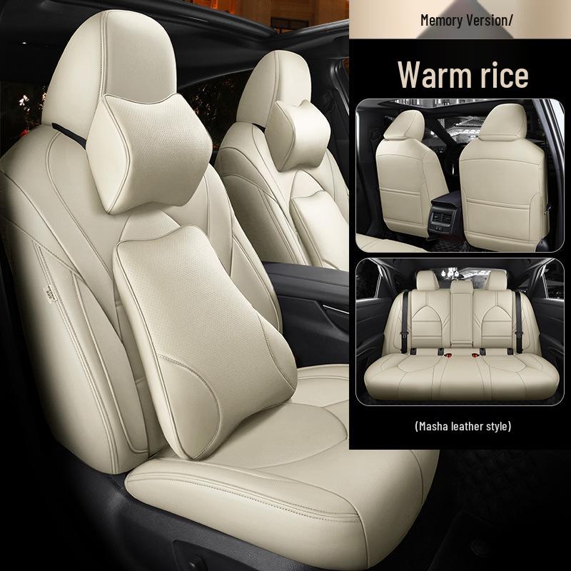 Universal Genuine Leather All-Season Car Seat Cover for Five-Seat Models