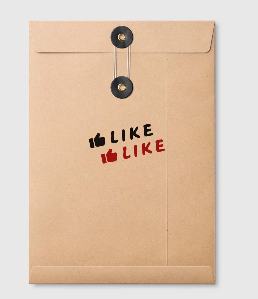 Printtoo Like Self Inking Rubber Stamp Pre-Inked Office Stamp- Home Office Business Stationery, Black- 42 X 9