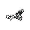 Rotatable Wheel and Handlebars Mini Bike Keyring Creative Cycling Bag Hanging  Couple