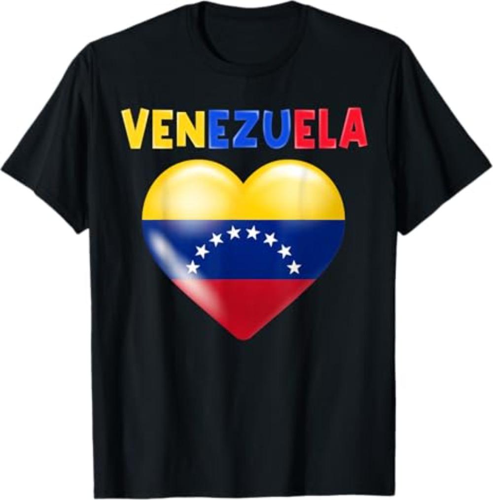 

Venezuela Vintage Flag Venezuelan Pride Roots TShirt Woman Man Fashion Casual Cotton Printed Tshirt Oneck Streetwear Tops 4XL