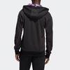 adidas Derrick Rose Basketball Print Knit Hooded Jacket Men Outerwear Black FM0024