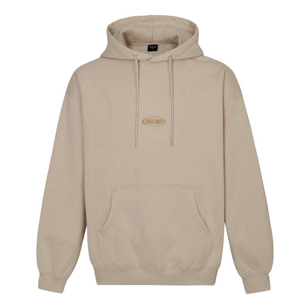Apparel Oval Logo Hoodie Oversized (Sand/Brown)