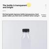 20Pcs Leak-Proof Clear Plastic Juice Bottles-Perfect For Juicing Smoothies Milk Homemade and Other Beverages Portable for Out