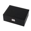 Double-layer PU leather jewelry storage box Large capacity jewelry box Earrings Necklace storage box Bracelet box
