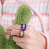 Light Luxury Finger Ring Delicate Open Rings Creative Zircon Round Rings  Party