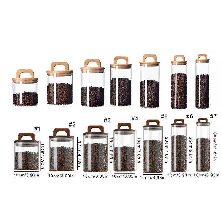 Vakuumversiegelter Tank Glas Küchenaufbewahrungsbehälter für Mehl Zucker Reis Getreide