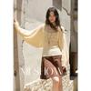 Mixiu Wool-Blend Floral Knit Two-Piece Set