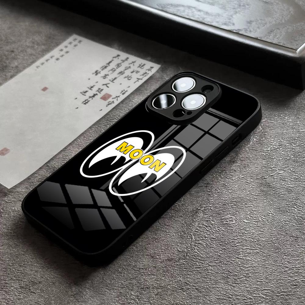 Moon Eyes Phone Case For IPhone 16 Pro Max 15 Plus 14 Pro 12 11 13 Mini X XR XS Max 8 7 Plus SE Glass Cover