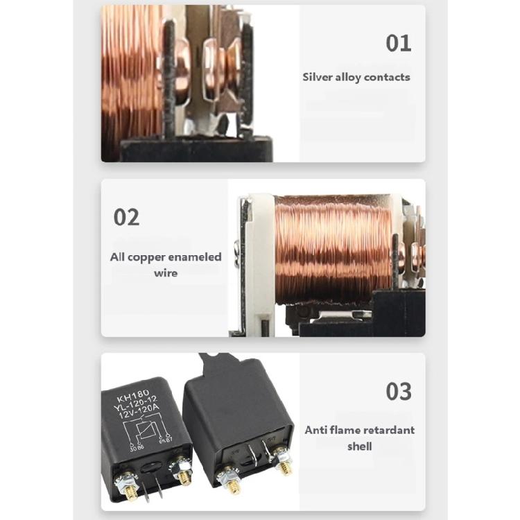 Intelligent Home Compatible 24 Volt Auto Relays 200 Amp Power Relays Easy to Use Designs for Extreme Temperature Conditions