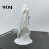 Themed Window Display Decoration 3D Printed Halloween Ghost Bride Statue Ornament, Female Figure Sculpture with Anti-fall Decor Stable Base,