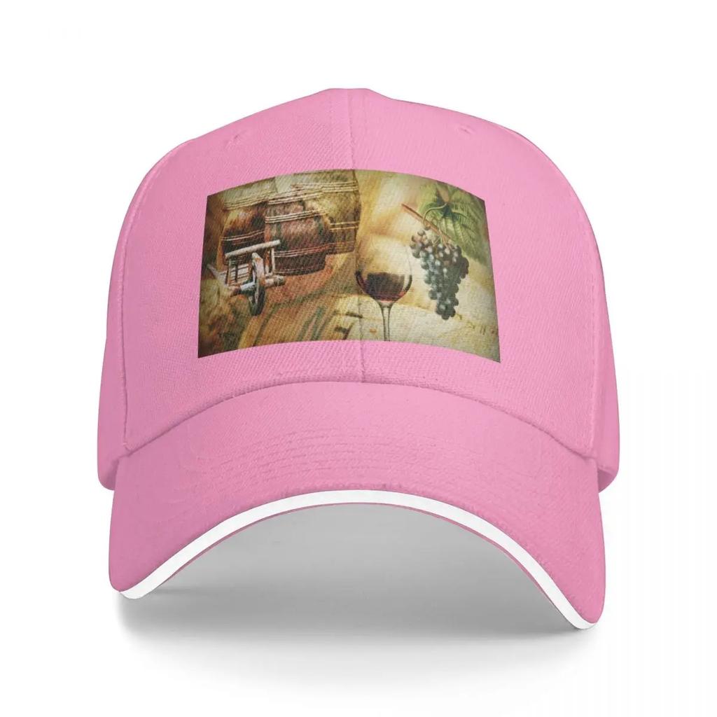 From Grapes To Wine Baseball Cap Beach Outing Custom Hat Boy Womens