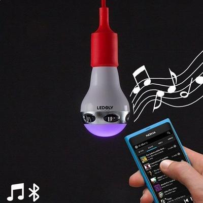 Λάμπα ηχείο με πολύχρωμο φως Bluetooth με τηλεχειριστήριο