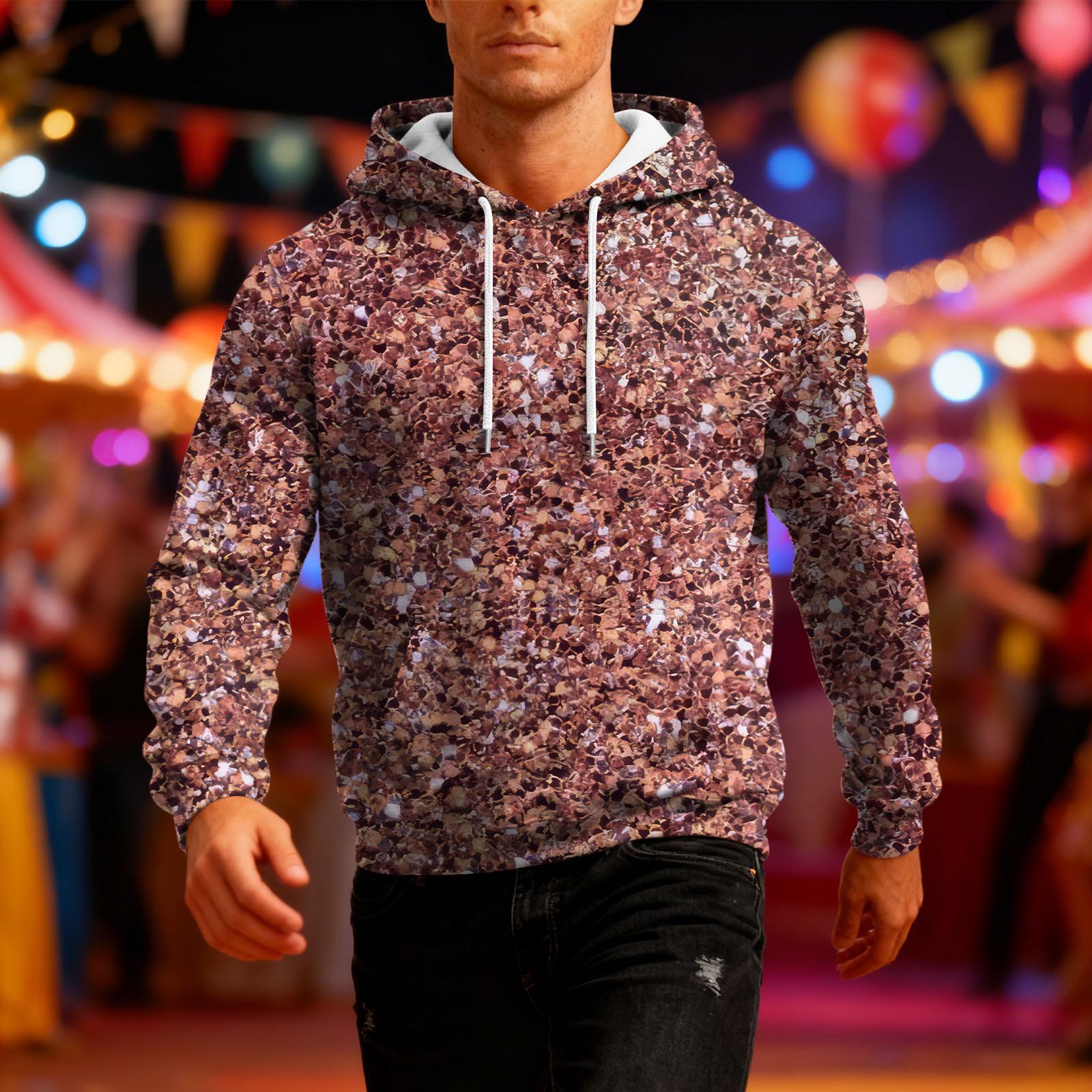 

Мужская повседневная толстовка с капюшоном и длинными рукавами XXXXL красный