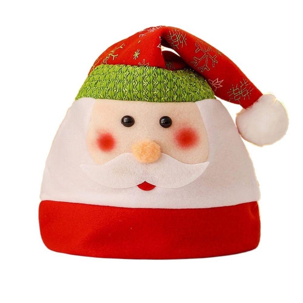 For Men Snowman Beanies Elk Korean Winter Cap Cartoon Plush Hat Santa Claus Christmas Hat