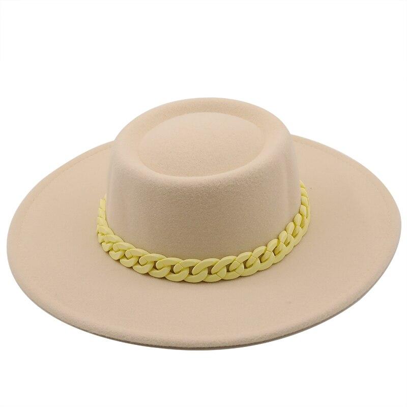 9.5CM Fedora Gambler Hat 