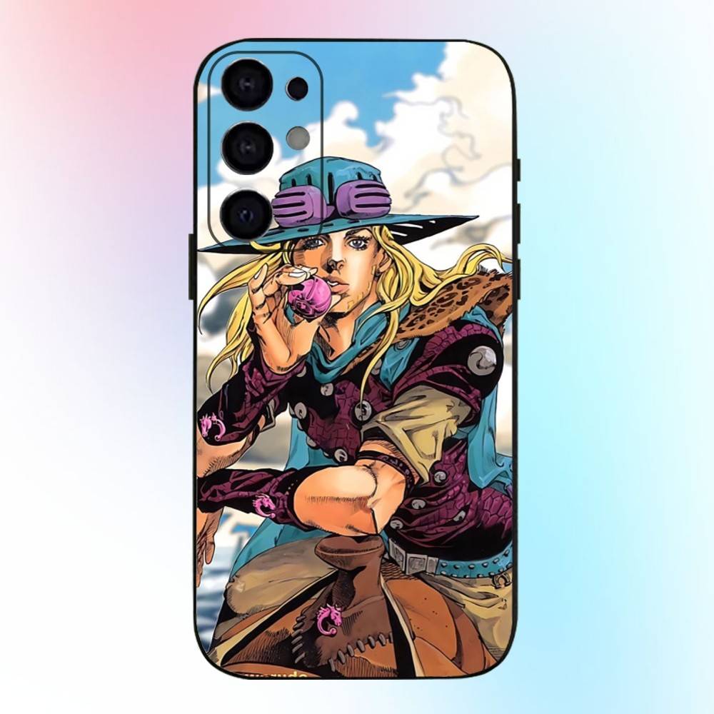 JOJO Thus Spoke Kishibe Rohan Phone Case For Samsung S25,S24,S21,S22,S23,S30,Ultra,S20,Plus,Fe,Lite,Note,10,9,5G Black Cover