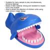 Shark Bite Game Biting Finger Pressing Shark Teeth Trick Toys with Light Laughter for Kids Party