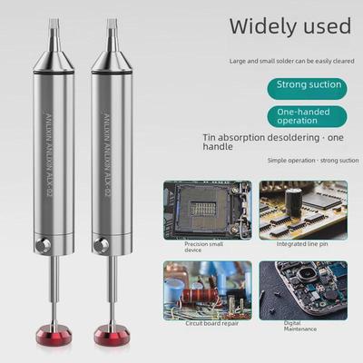 Anlixin All-Aluminum Manuel Vakum Lehim Sökme Tabancası - Güçlü Lehim Sökme Aracı