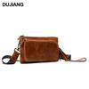 Men's Genuine Leather Vintage Shoulder Chest Bag - Casual High-End Messenger Bag