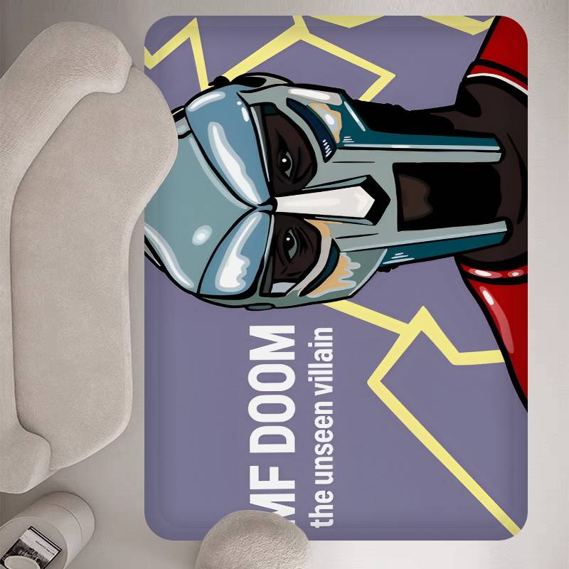 M-MF D-DOOM Rapper Door Mat Nordic Style Bedroom Living Room Doormat Home Balcony Anti-Slip Alfombra