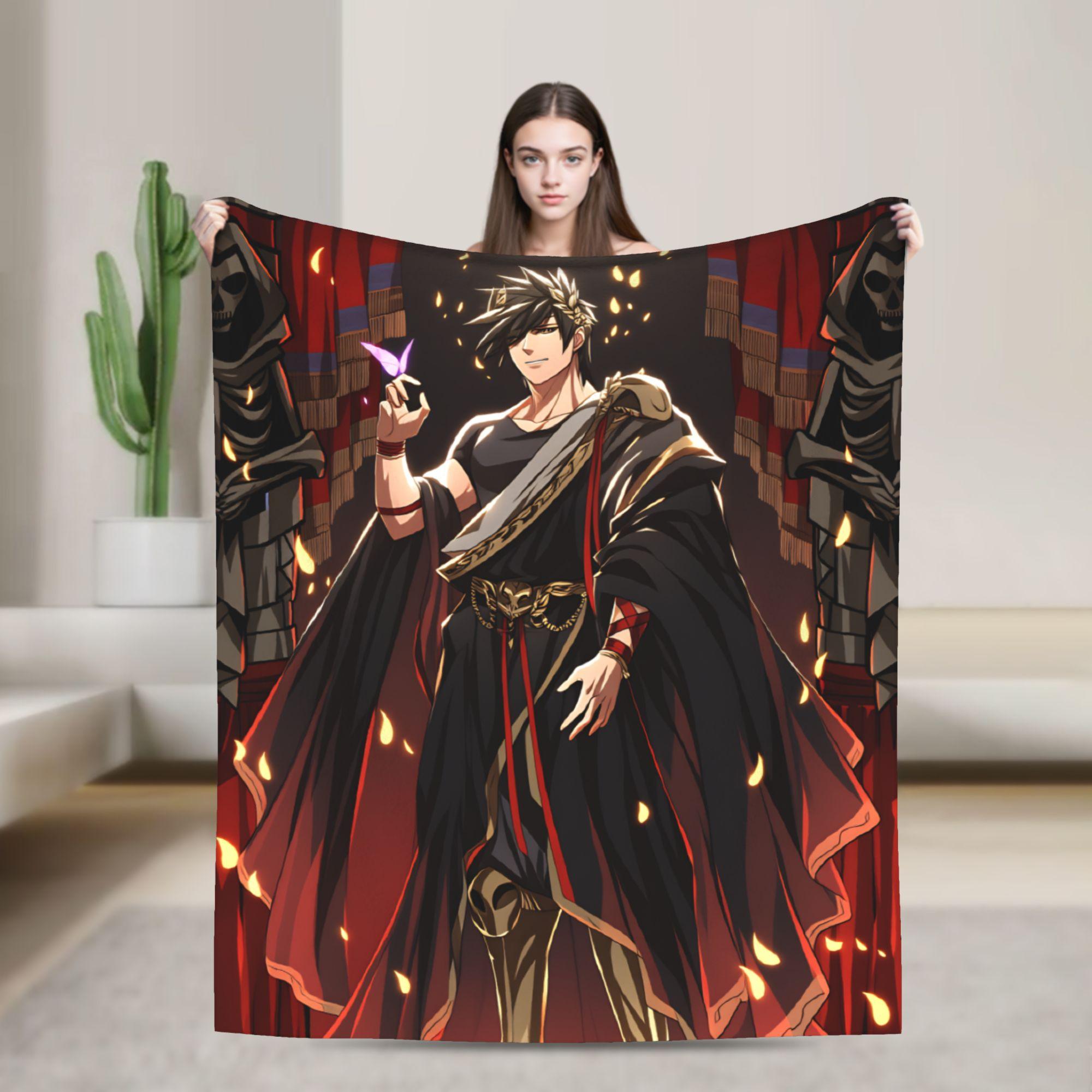 

Hades Zagreus Blanket Quality Soft Throw Blanket Winter Travel Bedroom Novelty Bedspread 75x90cm