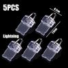 Transparent DIY Anti Dust Charge Port Dust Plugs for IOS 3.5MM Jack Type C Plug Cellphone USB Cover Cap For iPhone 17 16/Samsung
