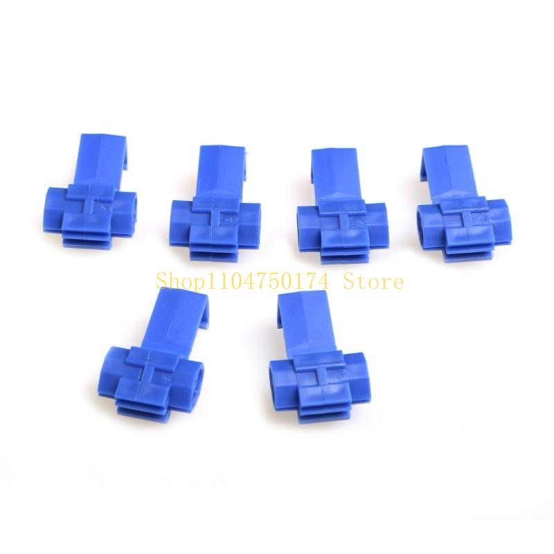 50 Pcs Lock Wire Electrical Cable Connector Quick Terminal Crimp top sale