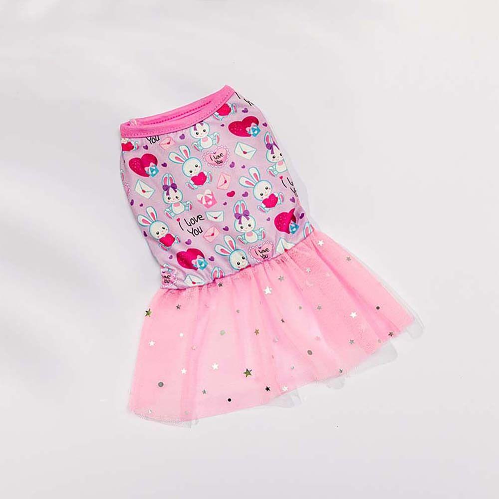 

Костюм для питомца Щенок Милая юбка принцессы Юбка с мультяшным принтом для собаки Одежда для питомца Костюм для щенка S