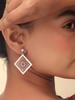 Kicky and Perky 925 Sterling Silver Textured Jali Pattern Dangle Earring Jewelry for Women