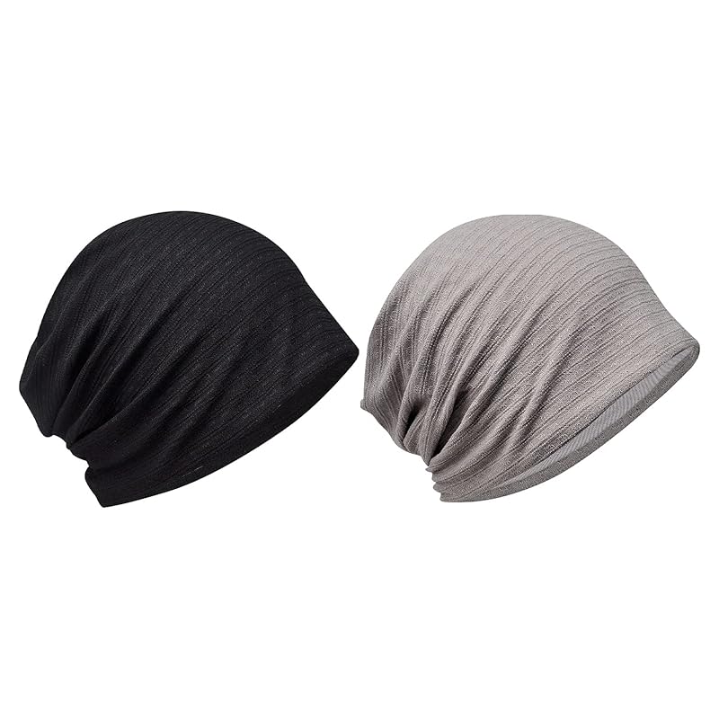 

[Pawinpaw] knit hat summer knit spring summer Autumn [Cotton/2-layer structure/Sweat-absorbent/quick-drying/Thin] cotton hat Plain color Antibacterial