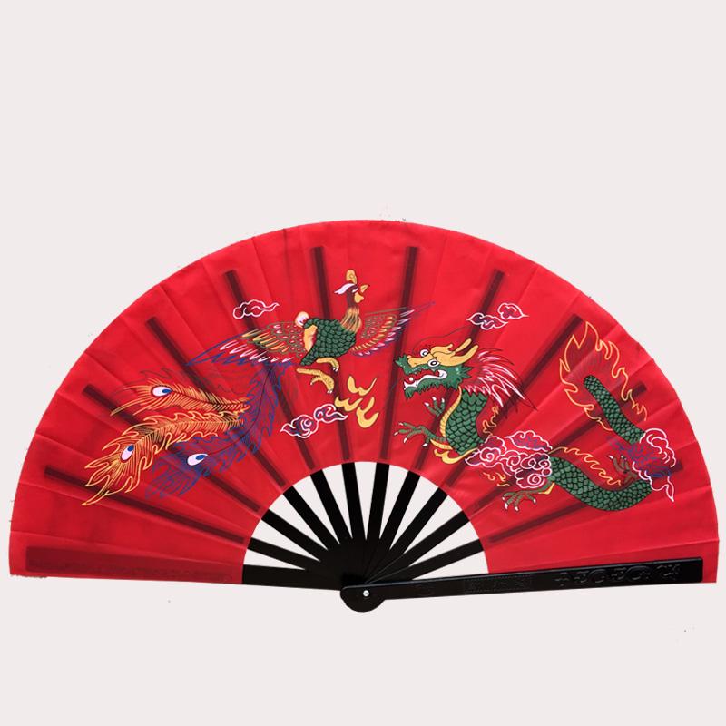 Tai Chi Kung Fu Fan Stainless Steel Alloy Fan Rib Morning Exercise Hand Abanico Chinese Martial Arts Performance Prop Ventilador