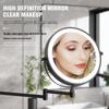 Oeny Wall-Mounted Extendable Double-Sided HD Makeup Mirror