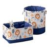 Portable Canvas Laundry Basket Cartoon Organizer Basket Cute Toys Storage Basket  Bedroom