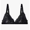 Women S Triangle Bra Velour Patch Jacquard