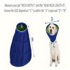 Extra Small Breathable Cats Cone Soft Healing Collar Adjustable Fasteners for Post Surgeries Care and Licking Prevention