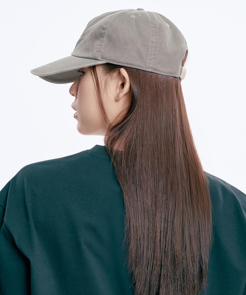 WILDROCK Wild Signature Logo Pigment Ball Cap_Grey