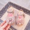 Girls' Stylish Princess Sandals, Summer New Collection, Fashionable Little Girl Crystal Shoes, Soft-soled Baby Shoes