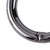 20 Pcs Black Round Carabiner Spring Snap Clips Round Keychain Buckle Carabiners Rings  Keychain Use