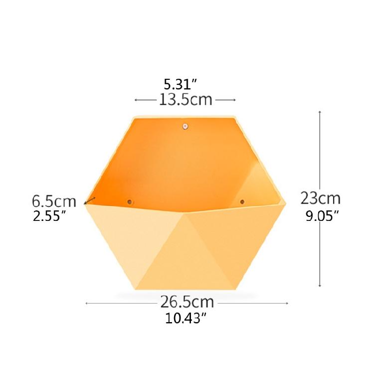 Hexagon Wall Shelves Honeycomb Geometric Holders Storage Box Wall Hanging Shelf