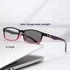 Multi Focal Photochromic Reading Glasses, Fashionable and Versatile, Anti Blue Light Glasses for Both Near and Far Use