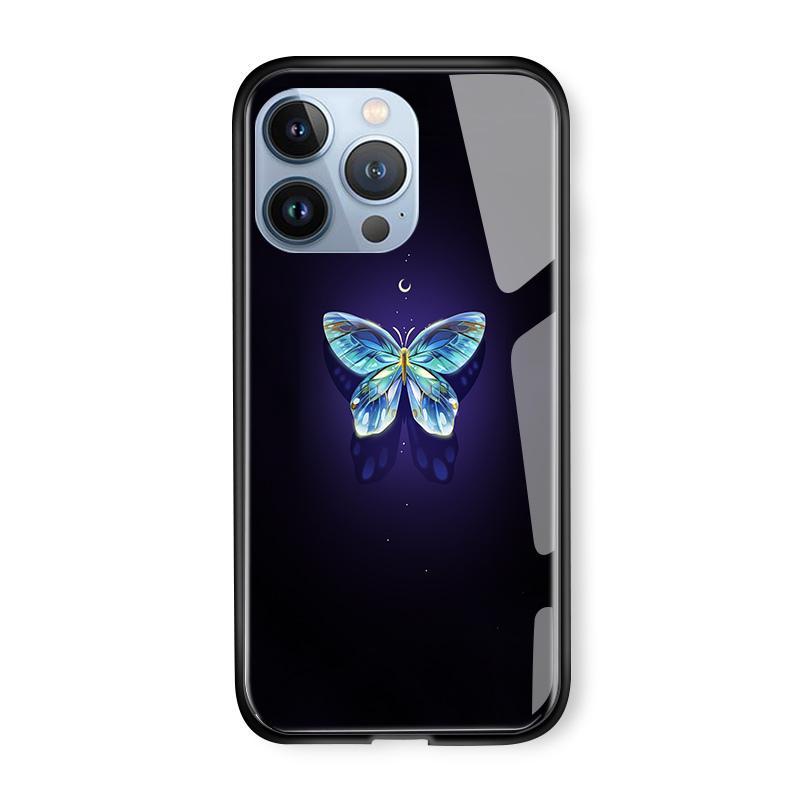 Tempered Glass Phone Case For iPhone 11 12 13 14 15 16 17 Redmi 10 12 14C Note10 Note14 Xiaomi 11Lite PocoC75 Soft Edge Shockproof Smooth Shell