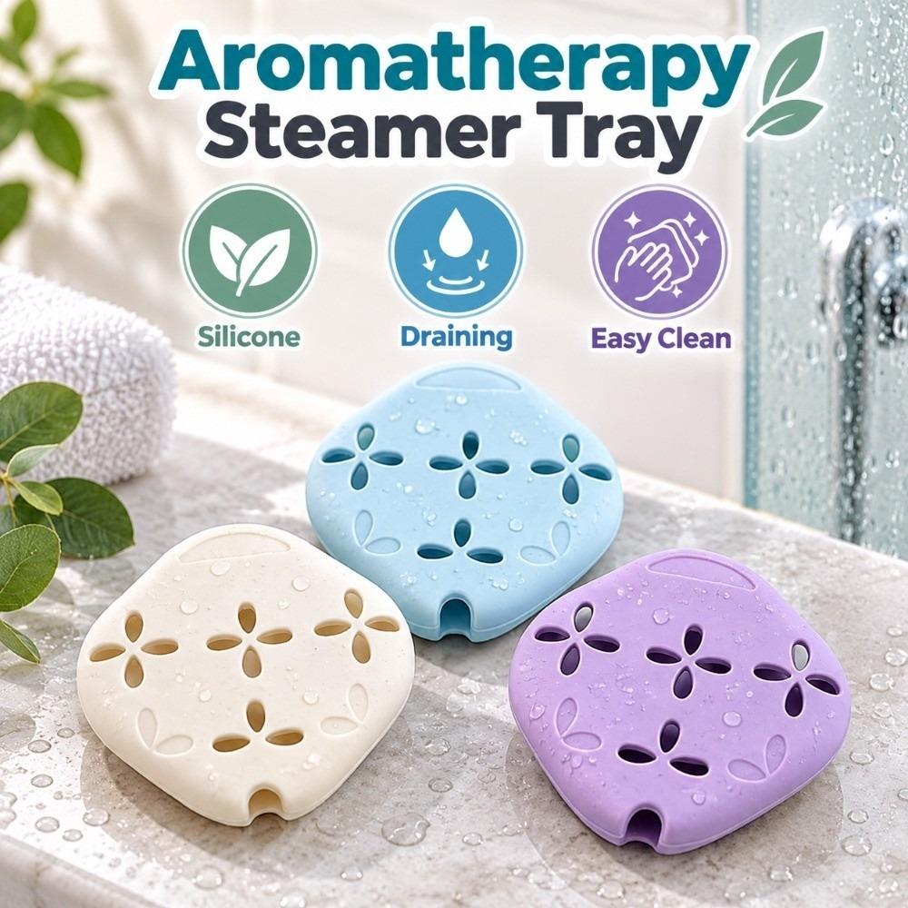 Suction Cup Aromatherapy Steamer Tray Draining Aromatherapy Storage Box Living Room