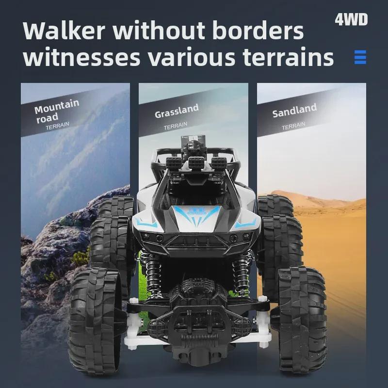 Large Alloy 6-Wheel Remote Control Off-Road Car - High-Speed Climbing Vehicle for Kids