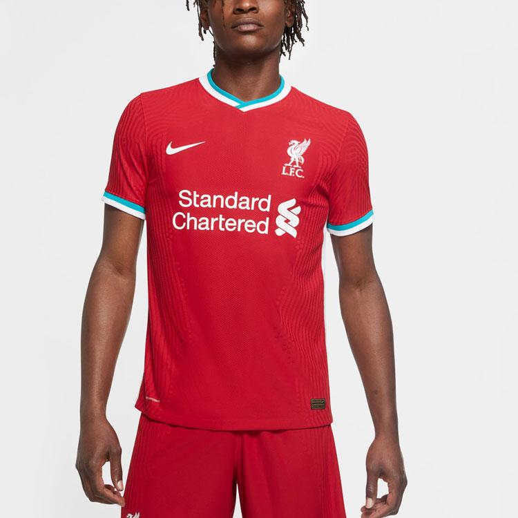 Nike 20-21 Season Liverpool Home Vapor Match Soccer Jersey Men Soccer Jersey Red CZ2625-687
