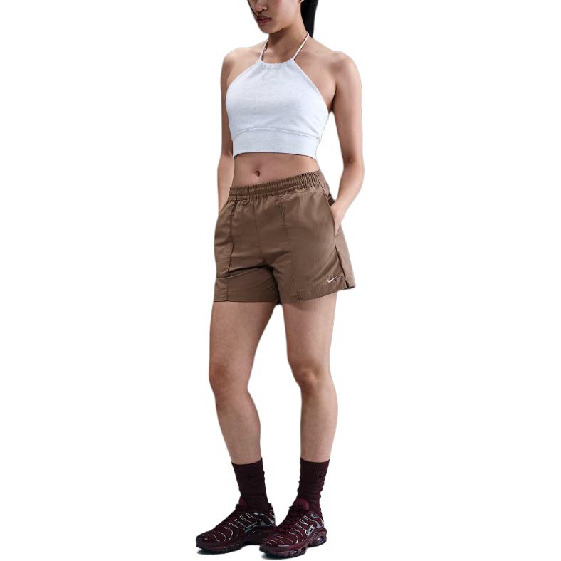 Nike Casual Shorts Women's Mink Brown FV6623-233
